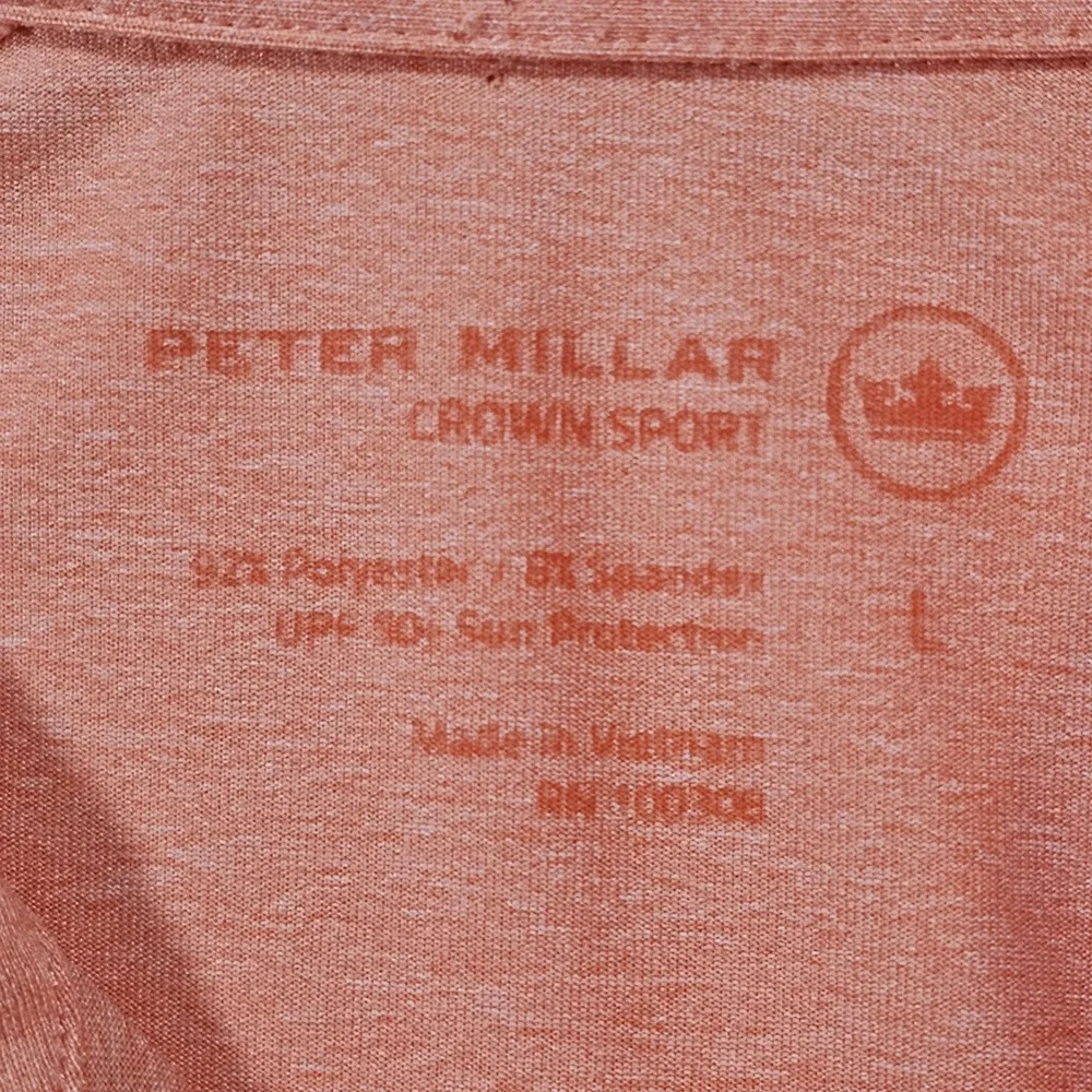PETER‎ MILLAR Crown Sport Amsterdam Technical Mens Polo Shirt Large